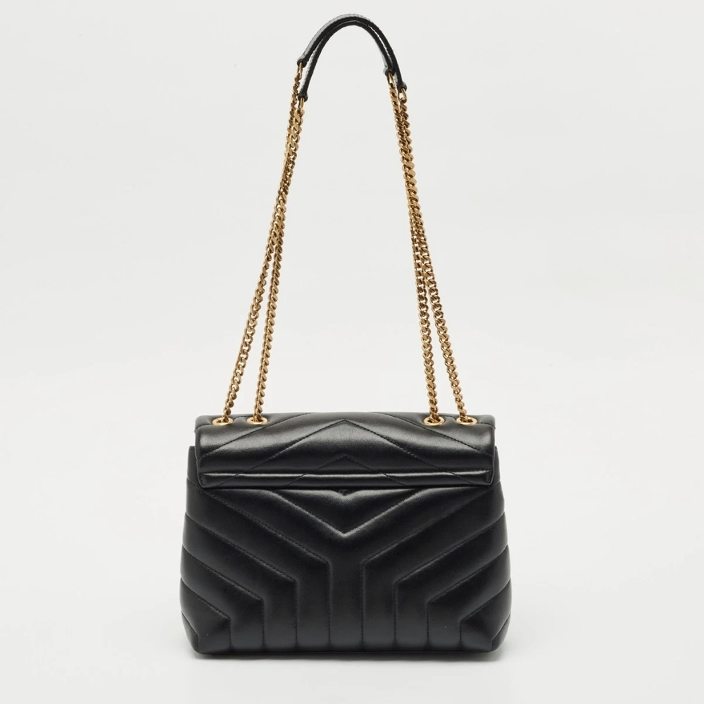 YSL SAINT LAURENT Loulou "Y" Small Quilted Leather Shoulder Bag MSRP $3,500 - Picture 11 of 16